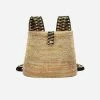 Stelar Celebes Handwoven Atta Vegan Backpack | Natural