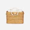 Stelar Morotai Handwoven Atta Vegan Tote Bag | Natural & White Bags