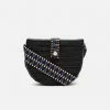 Stelar Peleng Handwoven Atta Vegan Satchel | Black Bags