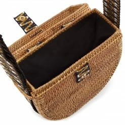 Stelar Peleng Handwoven Atta Vegan Satchel | Natural