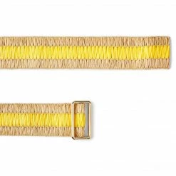 Stelar Bestsellers Sula Handwoven Raffia Vegan Belt | Sunshine Yellow 7 Stelar Bestsellers Sula Handwoven Raffia Vegan Belt | Sunshine Yellow