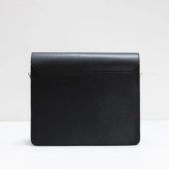 STORY 81 Hope Apple Leather Vegan Handbag | Black 13 STORY 81 Hope Apple Leather Vegan Handbag | Black