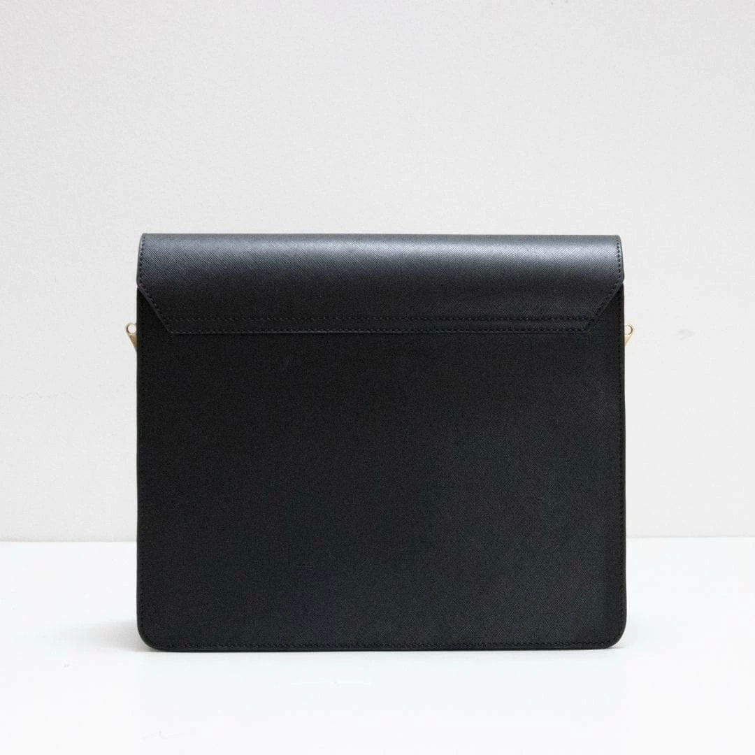 STORY 81 Hope Apple Leather Vegan Handbag | Black 6 STORY 81 Hope Apple Leather Vegan Handbag | Black