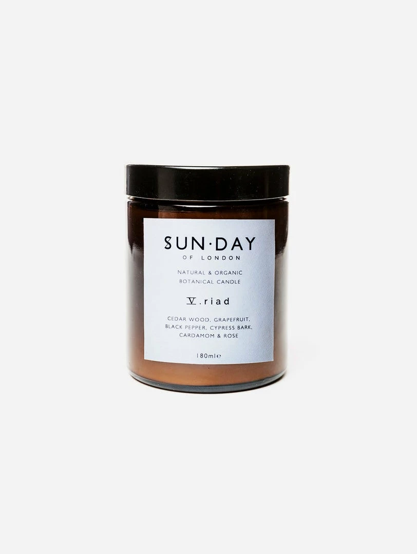 Sun.day Of London Luxury Vegan Candle | Riad 180ml 3 Sun.day Of London Luxury Vegan Candle | Riad 180ml