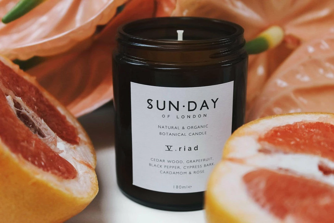 Sun.day Of London Luxury Vegan Candle | Riad 180ml 4 Sun.day Of London Luxury Vegan Candle | Riad 180ml