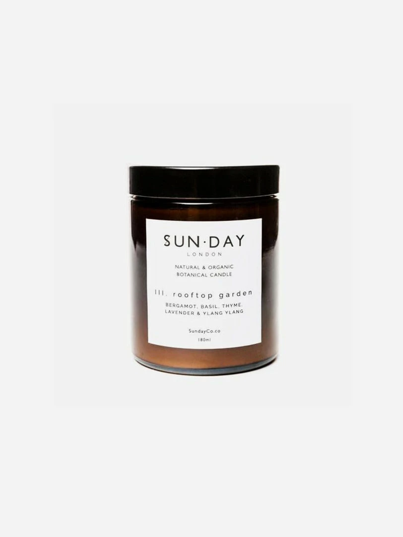Sun.day Of London Women's Vegan Gifts Under £30 Luxury Vegan Candle | Rooftop Garden 180ml 3 Sun.day Of London Women's Vegan Gifts Under £30 Luxury Vegan Candle | Rooftop Garden 180ml