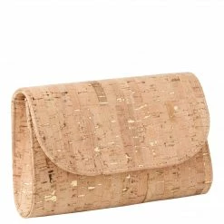Svala Didi Cork Vegan Mini Clutch | Gold Speckled