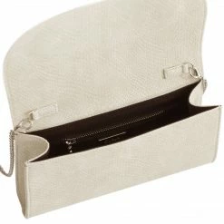 Svala Didi Vegan Leather Clutch | Cream Bags