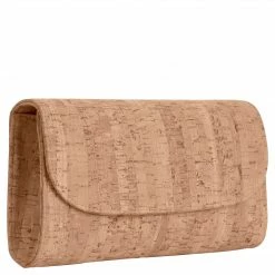 Svala Didi Vegan Leather Clutch | Natural Cork Bags