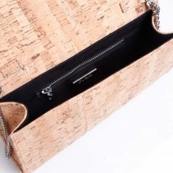 Svala Didi Vegan Leather Clutch | Natural Cork Bags