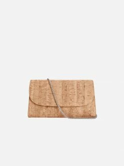 Svala Didi Vegan Leather Clutch | Natural Cork Bags