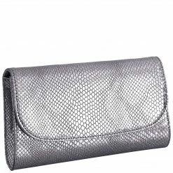 Svala Bags Didi Vegan Leather Clutch | Silver