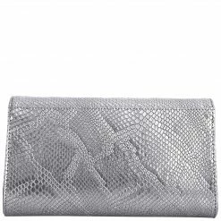 Svala Bags Didi Vegan Leather Clutch | Silver