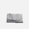 Svala Bags Didi Vegan Leather Clutch | Silver