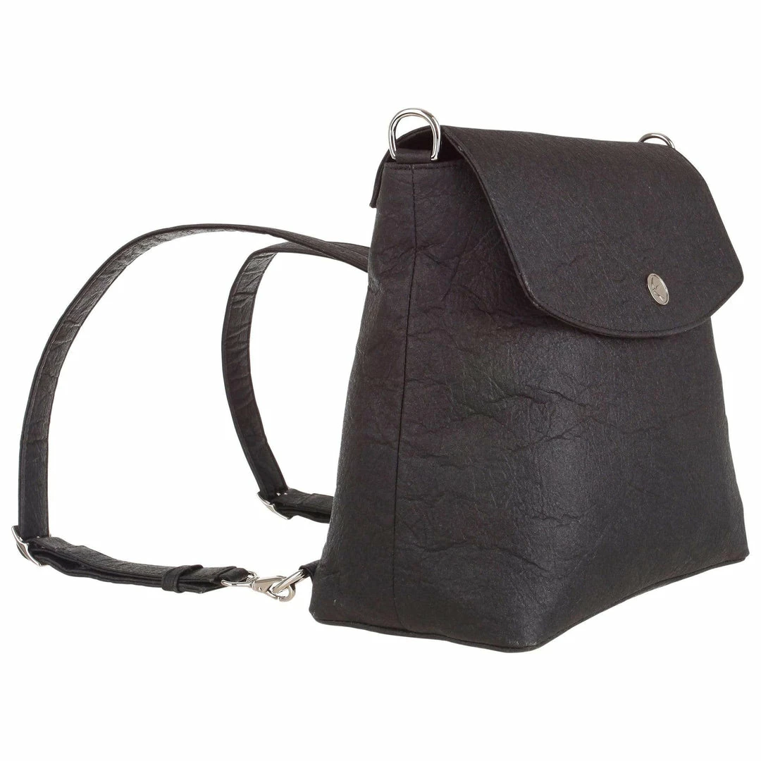 Svala Gemma Piñatex Vegan Leather Backpack | Black Bags 6 Svala Gemma Piñatex Vegan Leather Backpack | Black Bags
