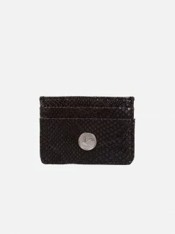 Svala Mia Vegan Leather Card Case | Black