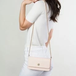 Svala Sara Vegan Leather Chain Wallet Purse | Blush