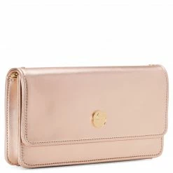 Svala Sara Vegan Leather Chain Wallet Purse | Rose Gold Bags