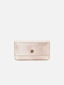 Svala Sara Vegan Leather Chain Wallet Purse | Rose Gold Bags