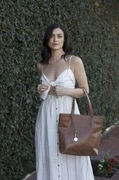 Svala Simma Vegan Leather Tote Bag | Brown Bags