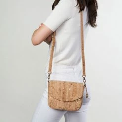 Svala Tashi Cork Vegan Shoulder & Crossbody Bag | Gold Speckled Bags