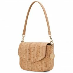 Svala Tashi Cork Vegan Shoulder & Crossbody Bag | Gold Speckled Bags