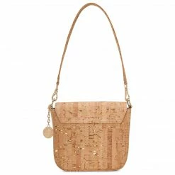 Svala Tashi Cork Vegan Shoulder & Crossbody Bag | Gold Speckled Bags