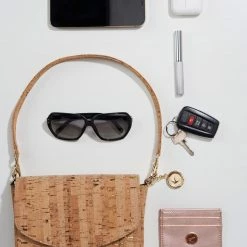 Svala Tashi Cork Vegan Shoulder & Crossbody Bag | Gold Speckled Bags