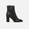Sylven New York Almasi Apple Leather Vegan Boots | Black Shoes