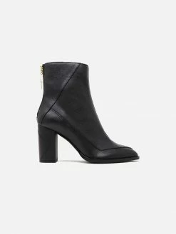 Sylven New York Almasi Apple Leather Vegan Boots | Black Shoes