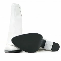 Sylven New York Almasi Apple Leather Vegan Boots | White Shoes