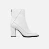Sylven New York Almasi Apple Leather Vegan Boots | White Shoes
