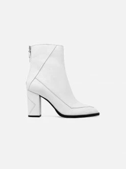 Sylven New York Almasi Apple Leather Vegan Boots | White Shoes