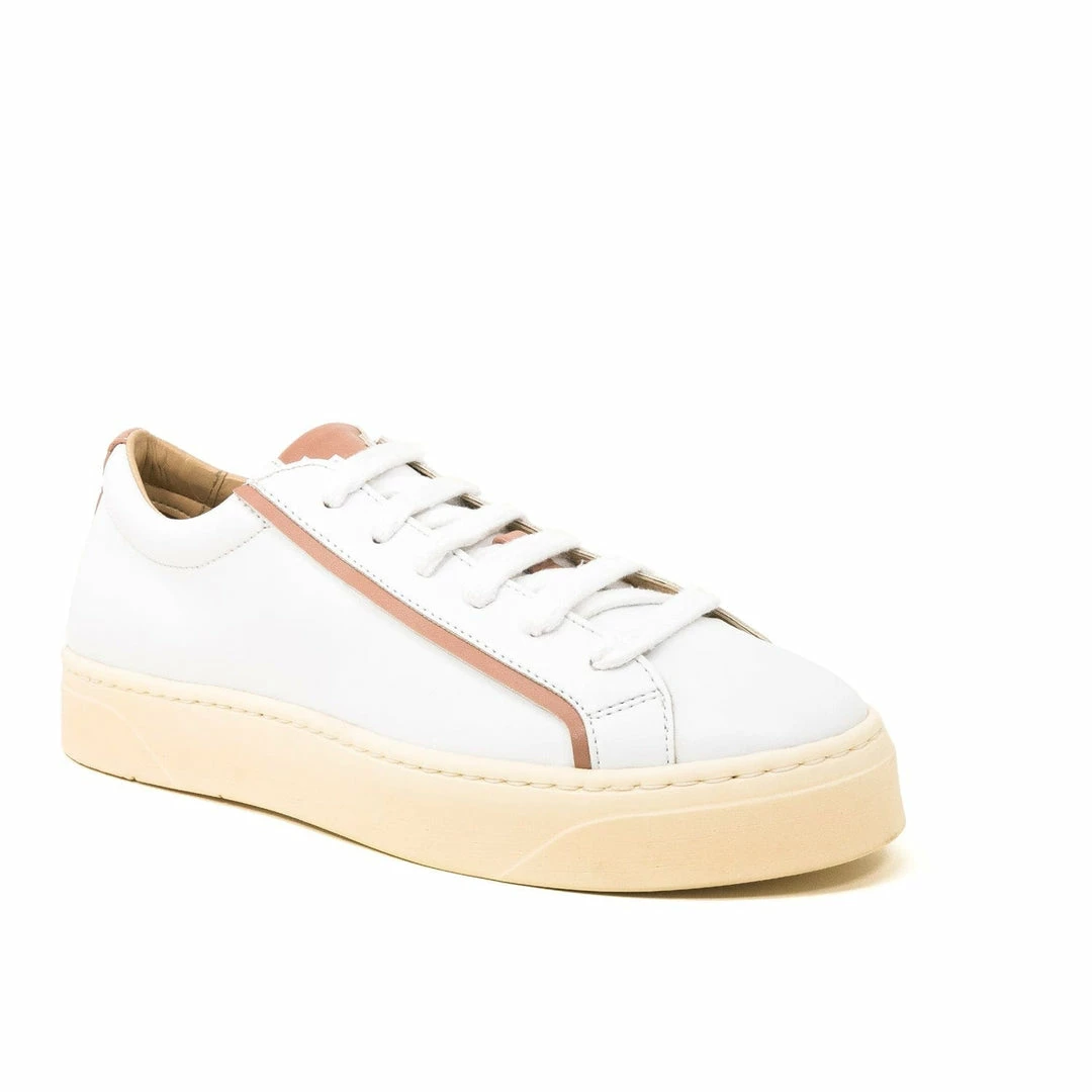 Sylven New York Shoes Mel Apple Leather Vegan Trainers | White & Rose 4 Sylven New York Shoes Mel Apple Leather Vegan Trainers | White & Rose