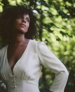 Taiyo Clothing Kiera Saved Deadstock Fabric Dress | Beige Plaid