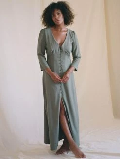 Taiyo Kiera Saved Deadstock Fabric Dress | Sencha Stripe