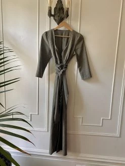 Taiyo Kiera Saved Deadstock Fabric Dress | Sencha Stripe 17 Taiyo Kiera Saved Deadstock Fabric Dress | Sencha Stripe