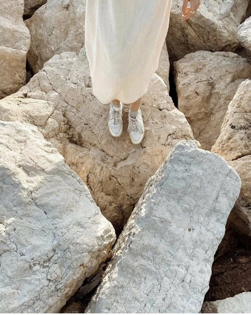 Taiyo Luna Recycled Cotton Rib Knit Dress | Full Moon 13 Taiyo Luna Recycled Cotton Rib Knit Dress | Full Moon