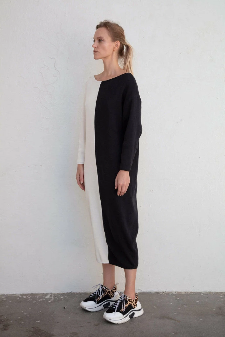 Taiyo Luna Recycled Cotton Rib Knit Dress | Half Moon 6 Taiyo Luna Recycled Cotton Rib Knit Dress | Half Moon