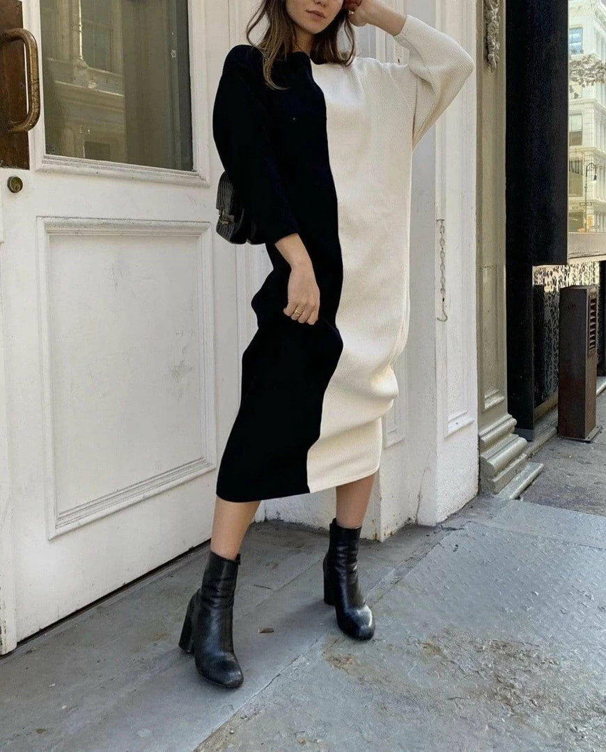 Taiyo Luna Recycled Cotton Rib Knit Dress | Half Moon 8 Taiyo Luna Recycled Cotton Rib Knit Dress | Half Moon