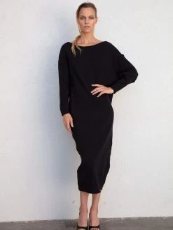 Taiyo Luna Recycled Cotton Rib Knit Dress | New Moon