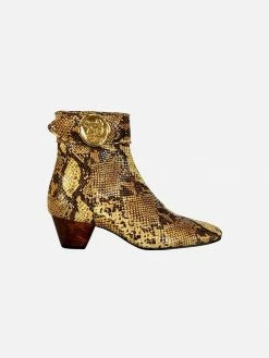 Taylor + Thomas Anita Vegan Leather Boots | Golden Python