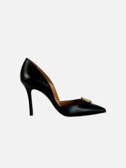Taylor + Thomas Brigitte Vegan Leather Heel | Black