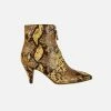 Taylor + Thomas Debbie Vegan Leather Boots | Golden Python Shoes 1 Taylor + Thomas Debbie Vegan Leather Boots | Golden Python Shoes
