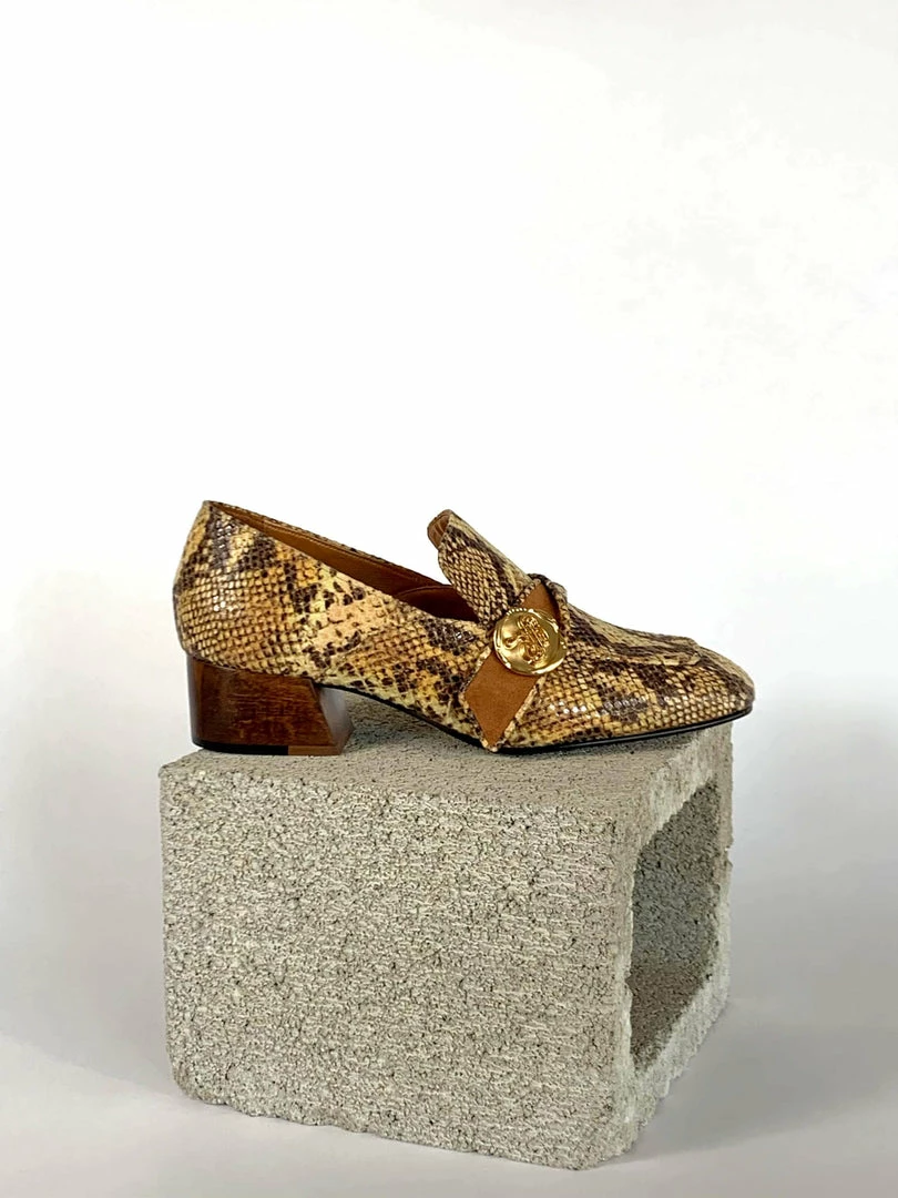 Taylor + Thomas Jane Vegan Leather Loafer | Golden Python 4 Taylor + Thomas Jane Vegan Leather Loafer | Golden Python