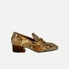 Taylor + Thomas Jane Vegan Leather Loafer | Golden Python