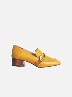 Taylor + Thomas Jane Vegan Leather Loafer | Mustard Yellow Shoes