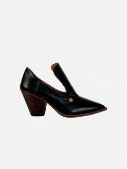 Taylor + Thomas Shoes Marianne Vegan Leather Court Shoe | Black