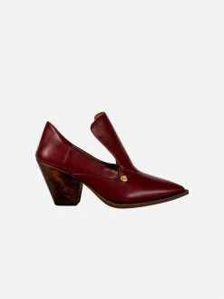 Taylor + Thomas Marianne Vegan Leather Court Shoe | Bordeaux
