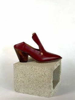 Taylor + Thomas Marianne Vegan Leather Court Shoe | Bordeaux